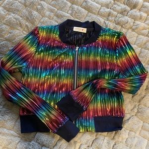 Girls rainbow jacket